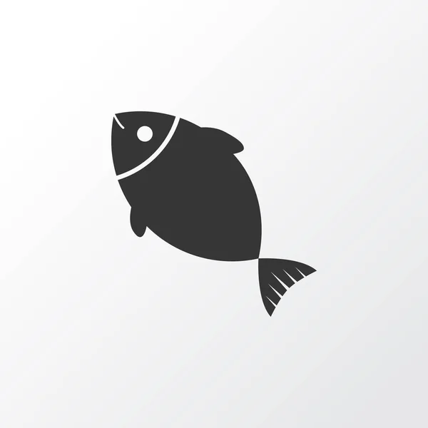 Ryba symbol ikonę. Elementu na białym tle tuńczyka jakości premium w modnym stylu. — Wektor stockowy