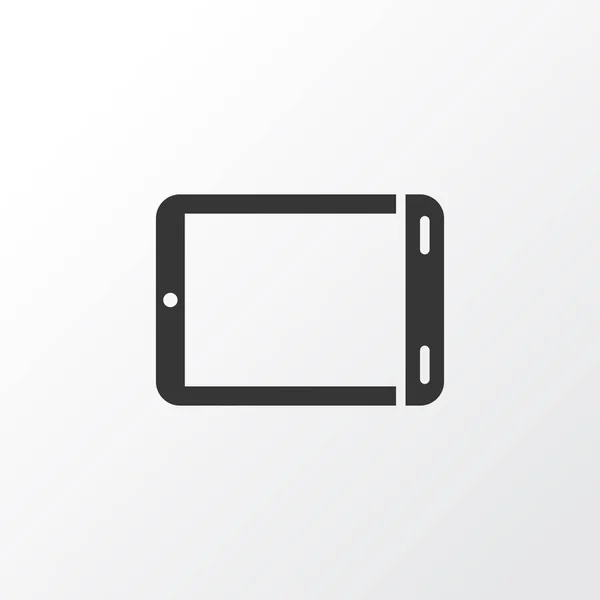 Palmtop pictogram symbool. Premium kwaliteit geïsoleerd tablet element in trendy stijl. — Stockvector