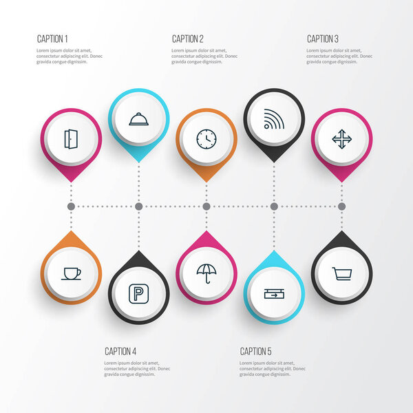 Линейный стиль Direction с элементами wifi, двери, tray и другими направлениями. Изолированные векторные иконки направления
.