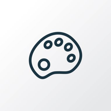 Paleti simgesi satır sembolü. Premium kalite izole sanatçı öğe trendy tarzı.