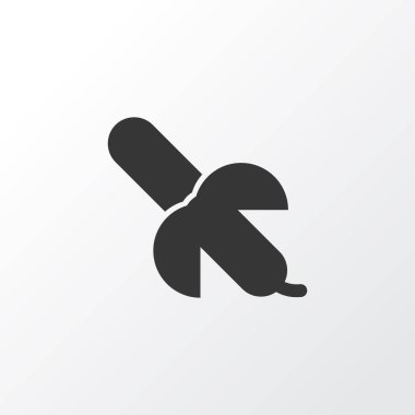 Tropikal meyve simgesi simgesi. Premium kalite izole muz öğe trendy tarzı.