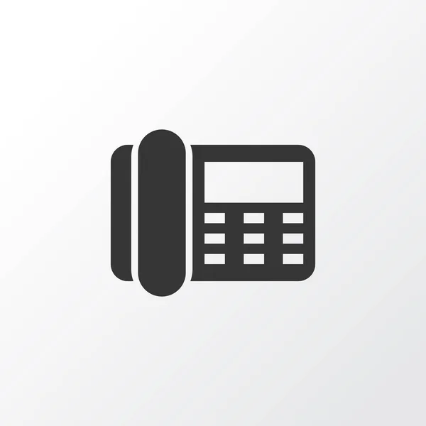 Telefoon pictogram symbool. Hoogwaardig geïsoleerd telefoonelement in trendy stijl. — Stockvector