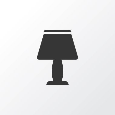 Lamba simgesi simgesi. Premium kalite izole ışık öğesinde trendy tarzı.