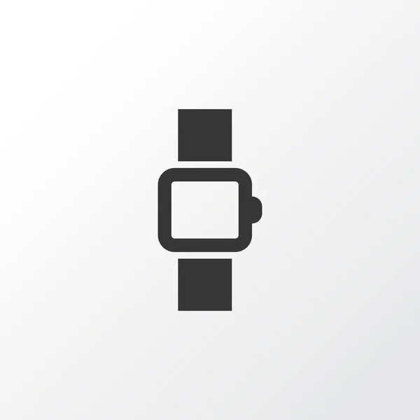 스마트 시계 아이콘 기호입니다. 프리미엄 품질 절연된 유행 스타일에 착용 할 수 있는 요소. — 스톡 사진