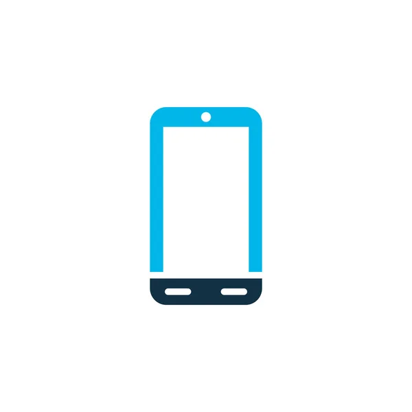 Phone icon colored symbol. Premium quality isolated smartphone element in trendy style.