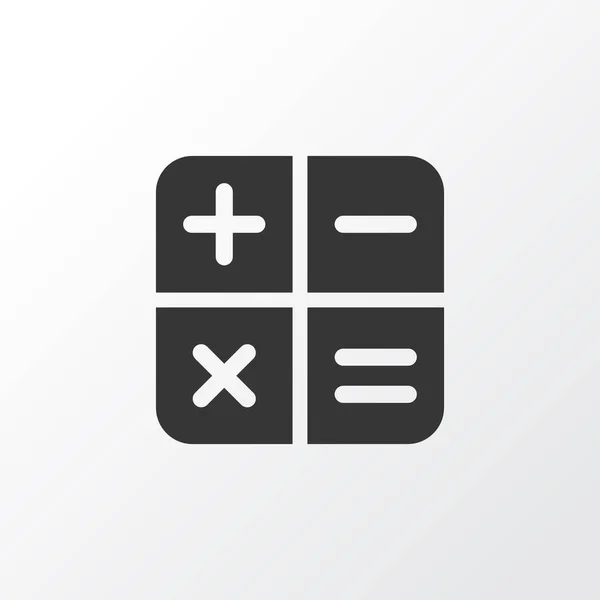 Calculator icon symbol. Premium quality isolated calculate element in trendy style.