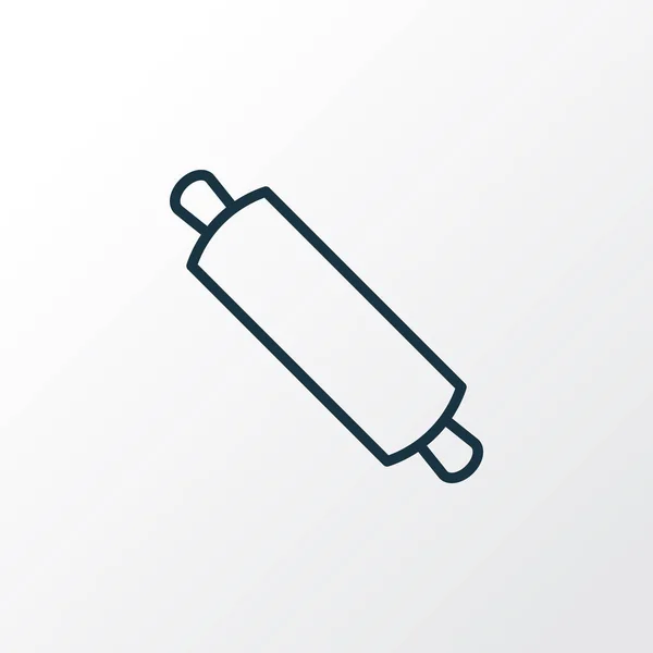 Sodrófa ikon vonal szimbólum. Prémium minőségű elszigetelt tésztát elem divatos stílusban. — Stock Vector