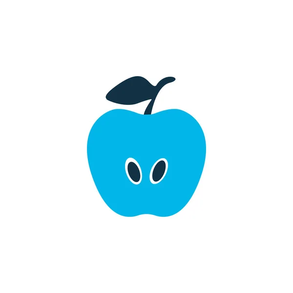 Icono de Apple símbolo de color. Elemento vitamínico aislado de primera calidad en estilo moderno . — Vector de stock
