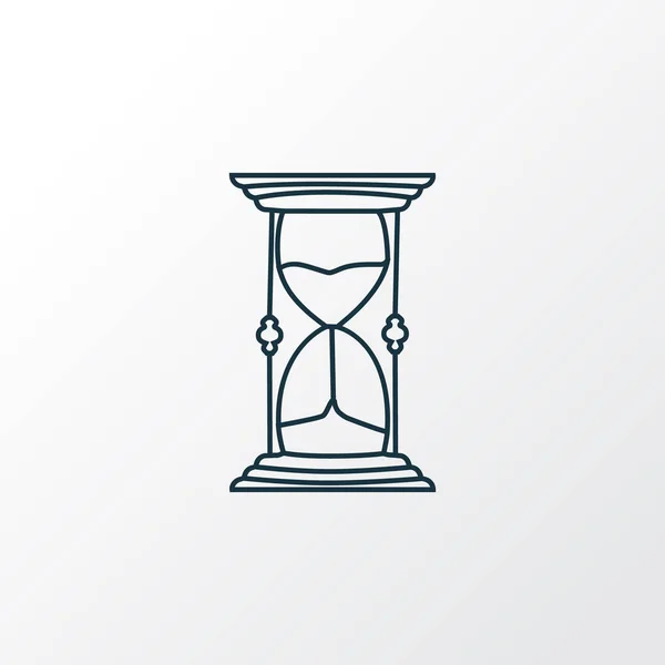 Hourglass icon line symbol. Premium quality isolated sandglass element in trendy style. — Stock Photo, Image