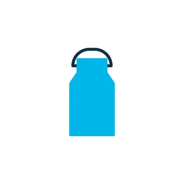 Leite pode ícone colorido símbolo. Elemento leiteiro isolado de qualidade premium em estilo moderno. —  Vetores de Stock
