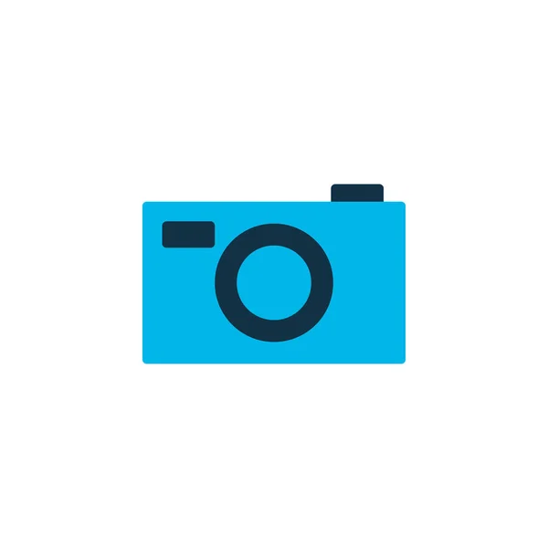 Immagine icona della fotocamera simbolo a colori. Elemento di cattura isolato di qualità premium in stile trendy . — Foto Stock