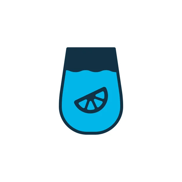 Juice icon colored symbol. Premium quality isolated lemonade element in trendy style. — Stock Vector