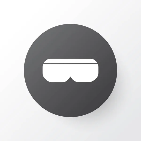 VR gözlük simgesi simgesi. Sigorta primi izole kalite 3d gözlük öğe trendy tarzı. — Stok Vektör