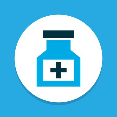 Çare simgesi renkli sembol. Premium kalite izole tedavi öğe trendy tarzı.