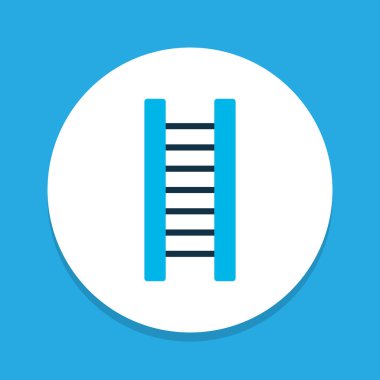 Merdiven simgesi renkli sembol. Premium kalite izole merdiven öğe trendy tarzı.