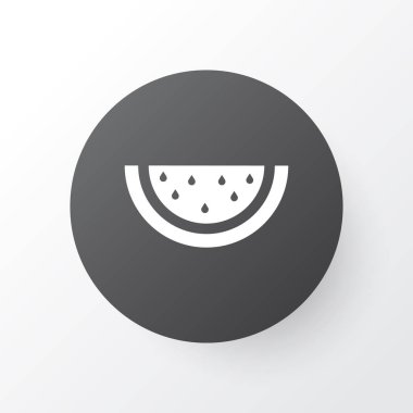 Karpuz simgesi simgesi. Premium kalite izole lezzetli öğesinde trendy tarzı.