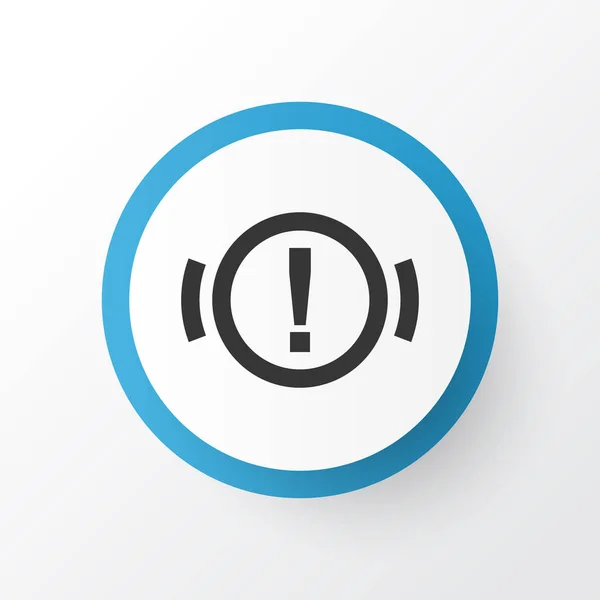 Handbrake warning icon symbol. Premium quality isolated alert element in trendy style. — Stock Photo, Image
