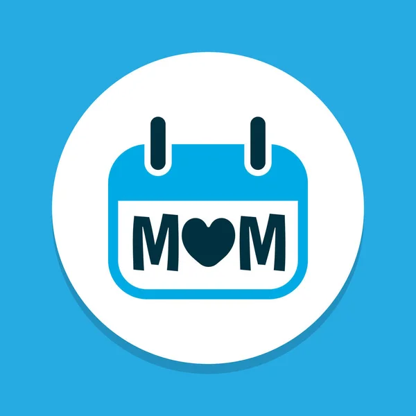 Vakantie pictogram gekleurd symbool. Premium kwaliteit geïsoleerde moeders dagelement in trendy stijl. — Stockfoto
