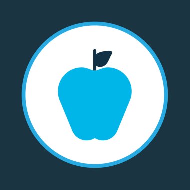Apple simgesini renkli sembol. Premium kalite izole jonagold öğesi trendy tarzı.