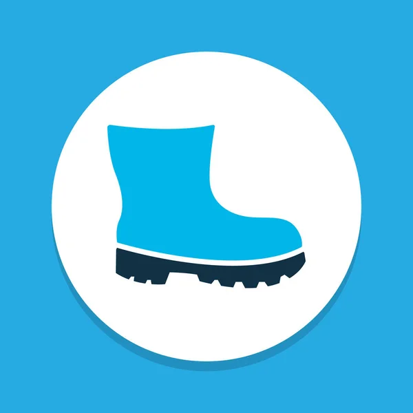 Icône de protection des pieds symbole de couleur. Elément de bottes isolées de qualité Premium dans un style tendance. — Image vectorielle