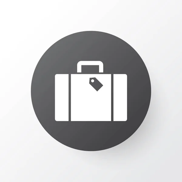 Simbolo dell'icona della valigia. Elemento borsa isolato di qualità premium in stile trendy . — Foto Stock