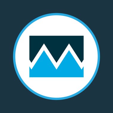 Kırık görüntü simgesi renkli sembol. Premium Kalite izole fotoğraf öğesi trendy tarzı.