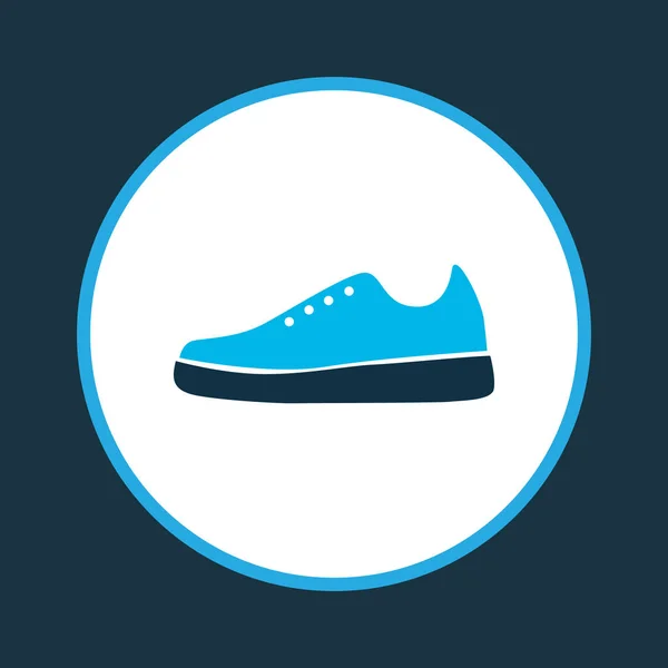 Spor ayakkabı simgesi renkli sembol. Premium kalite izole spor ayakkabı moda stil öğesinde. — Stok Vektör