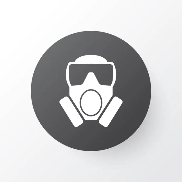 Vergiftige gassen pictogram symbool. Premium kwaliteit geïsoleerd masker element in trendy stijl. — Stockvector