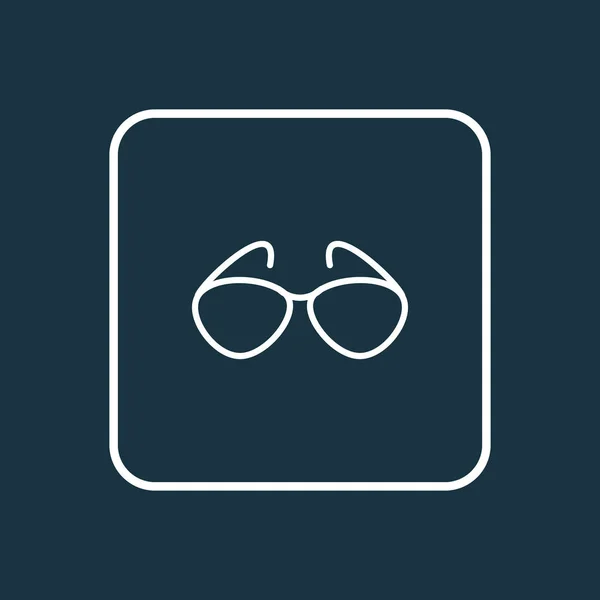 Sunglasses icon line symbol. Premium quality isolated eyeglasses element in trendy style. — Stock Photo, Image