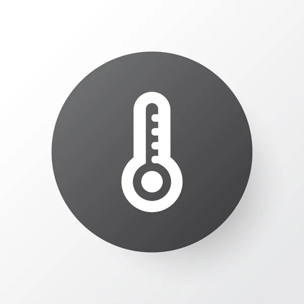 Símbolo del icono del termómetro. Elemento de temperatura aislado de calidad premium en estilo moderno . — Vector de stock