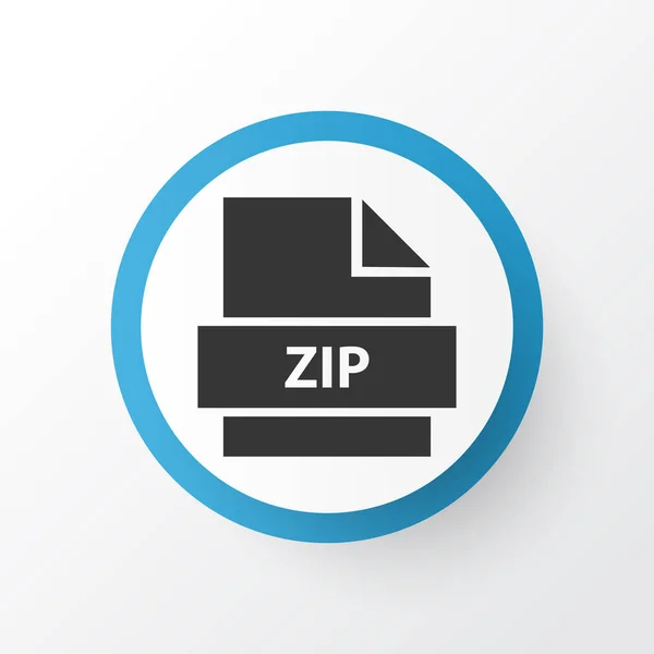 Zip icon symbol. Premium quality isolated archive element in trendy style. — Stock Vector