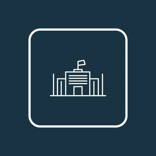 City governance icon line symbol. Premium quality isolated parliament element in trendy style. — Stock Photo, Image