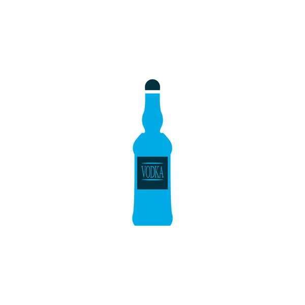 Wodka pictogram gekleurde symbool. Premium kwaliteit geïsoleerd scotch element in trendy stijl. — Stockvector