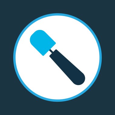 Spatula simgesi renkli sembol. Premium kalite izole kürek öğe trendy tarzı.