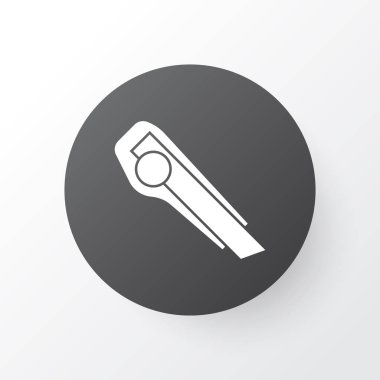 Yardımcı programı'nı bıçak simgesi simgesi. Premium kalite izole kesici öğe trendy tarzı.