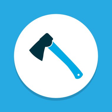 Balta simgesi renkli sembol. Premium kalite izole balta öğe trendy tarzı.