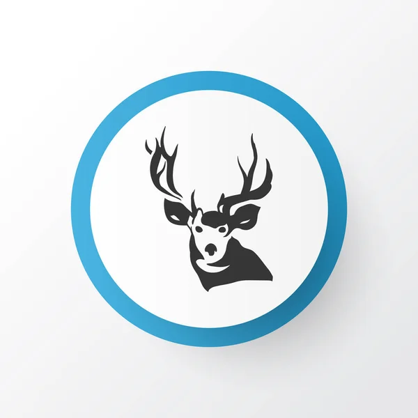 Rådjur ikon symbol. Premium kvalitet isolerade hjorthorn element i trendig stil. — Stockfoto