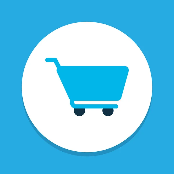 Cart icon colored symbol. Premium quality isolated shopping trolley element in trendy style. — Stock Photo, Image