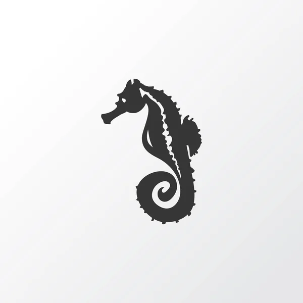 Icône de cheval de mer symbole. Élément hippocampe isolé de qualité supérieure dans un style tendance . — Image vectorielle