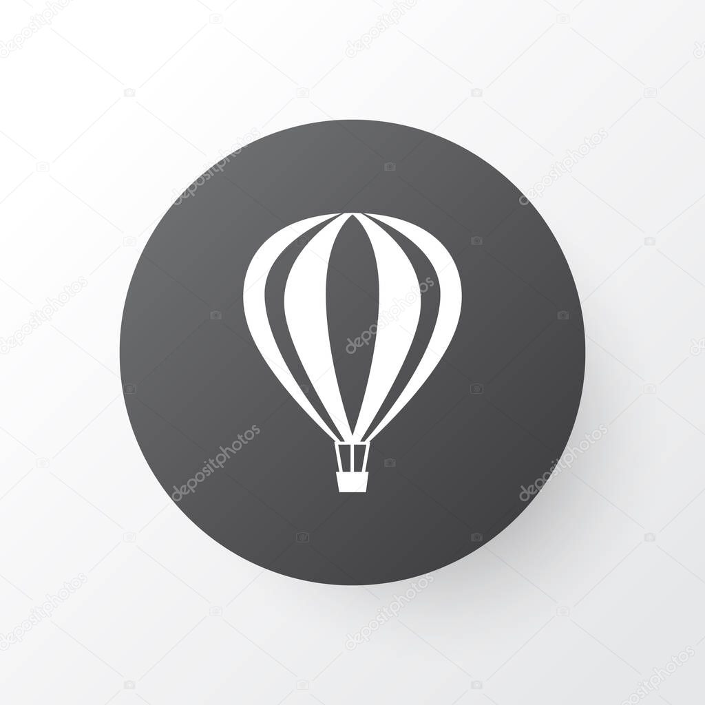 Air balloon icon symbol. Premium quality isolated airship element in trendy style.