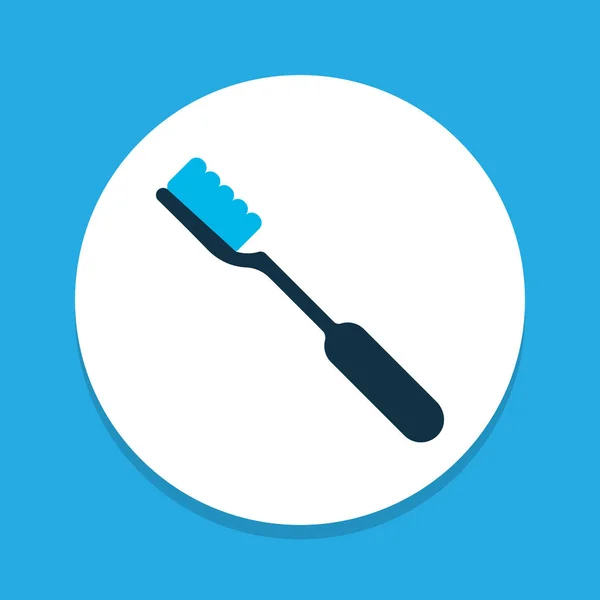 Icône brosse à dents symbole de couleur. Élément d'hygiène isolée de qualité supérieure dans un style tendance . — Image vectorielle
