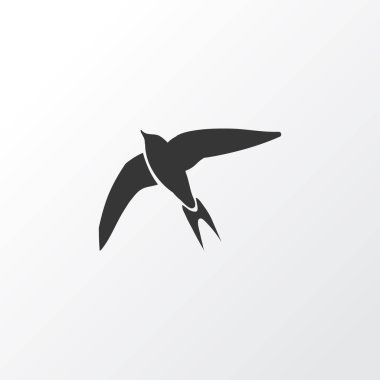 Hızlı simgesi simgesi. Premium kalite izole swallow öğe trendy tarzı.