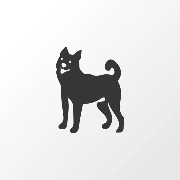 Kutya ikon szimbólum. Prémium minőségű elszigetelt punci elem divatos stílusban. — Stock Fotó