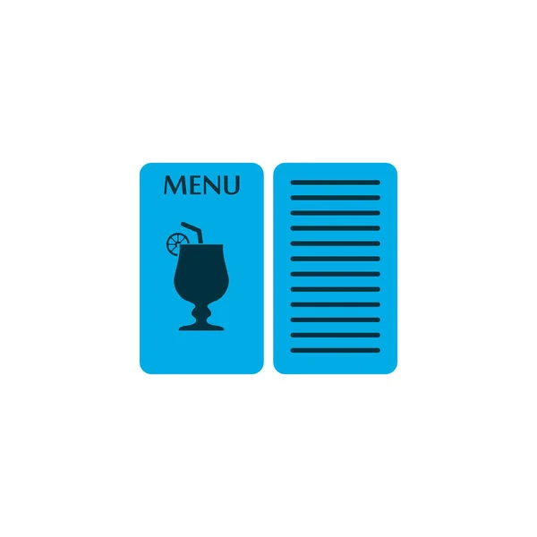 Bar menu icon colored symbol. Premium quality isolated drink menu element in trendy style. — Stock Photo, Image