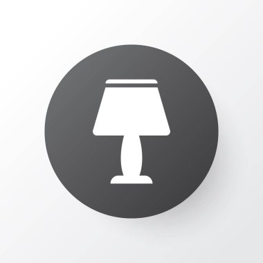 Lamba simgesi simgesi. Premium kalite izole ışık öğesinde trendy tarzı.