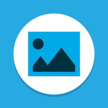 Görüntü simgesi renkli sembol. Premium kalite izole resim öğesi trendy tarzı.