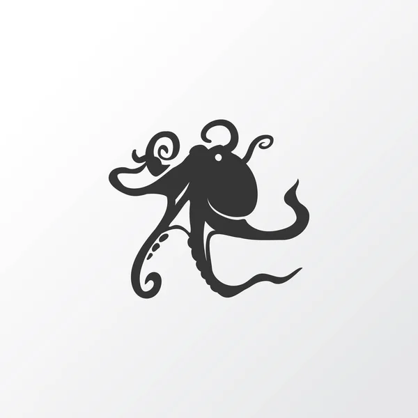 Octopus pictogram symbool. Premium kwaliteit geïsoleerd tentakel element in trendy stijl. — Stockvector