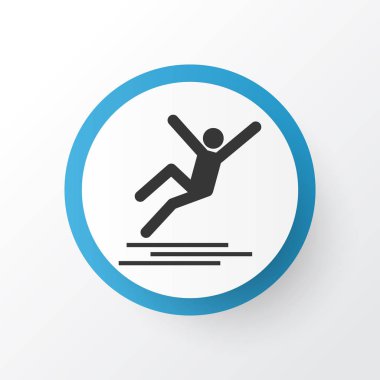 Buzlu yüzey simgesi simgesi. Premium kalite izole kaygan öğesinde trendy tarzı.