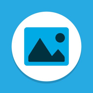 Görüntü simgesi renkli sembol. Premium kalite izole resim öğesi trendy tarzı.