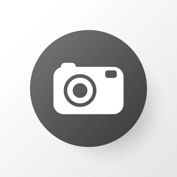 Simbolo icona fotocamera. Elemento fotografico isolato di qualità premium in stile trendy . — Vettoriale Stock